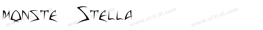 monste Stella字体转换